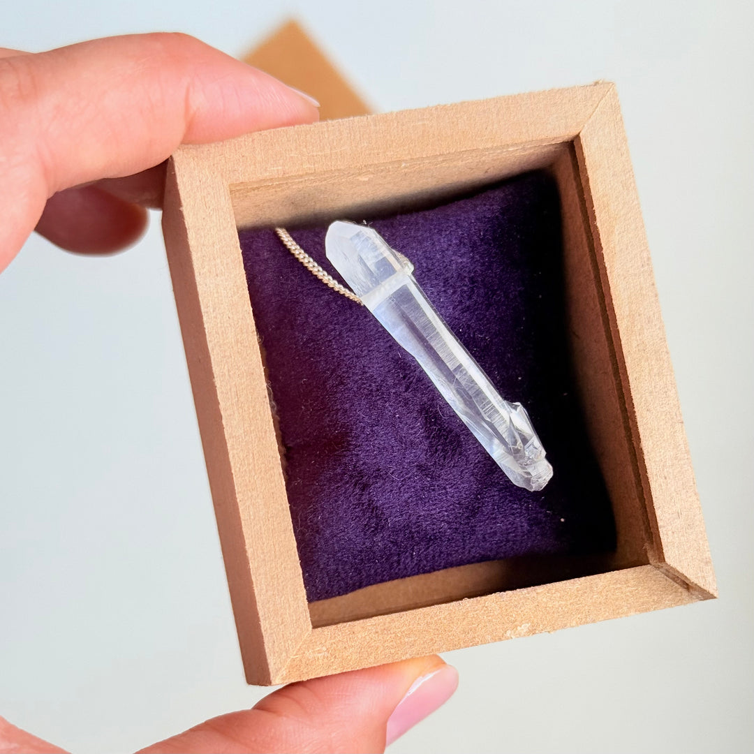 Cristal Mango - colar curto 50 cm (prata 925)