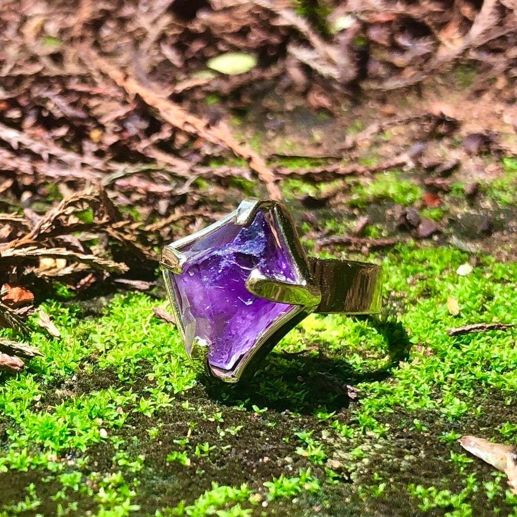 Ametista - anel (ouro 18k)