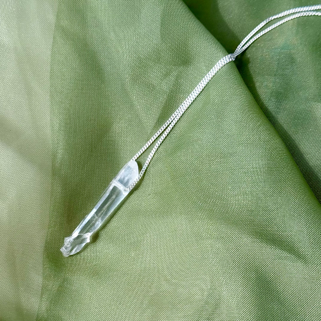 Cristal Mango - colar curto 50 cm (prata 925)