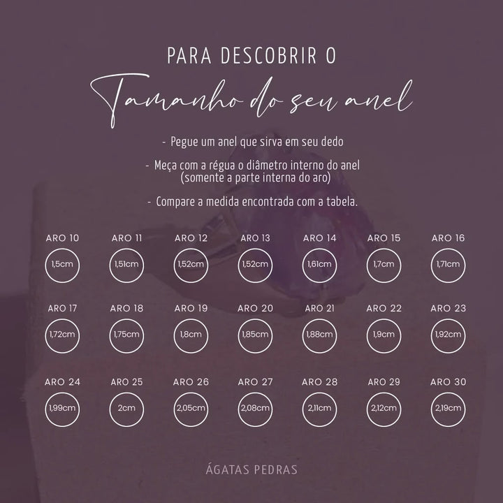 Mica - anel moldura ajustável  (prata 925)